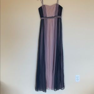 BCBG maxi strapless dress size 0